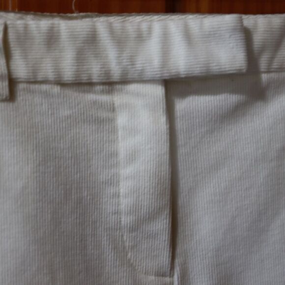 Calvin Klein White Corduroy Jean's Wide Leg 10 - Picture 4 of 14